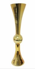 Gold Trumpet Vase