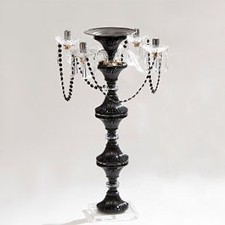 Black Crystal Candelabra
