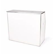 White Portable Bar