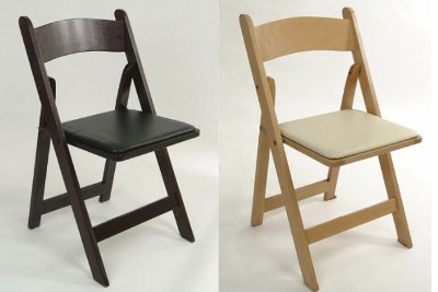 Wood Padded Folding Chair Wood Padded Folding Chair