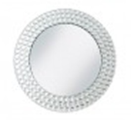 Charger Plate with Beads Mirror