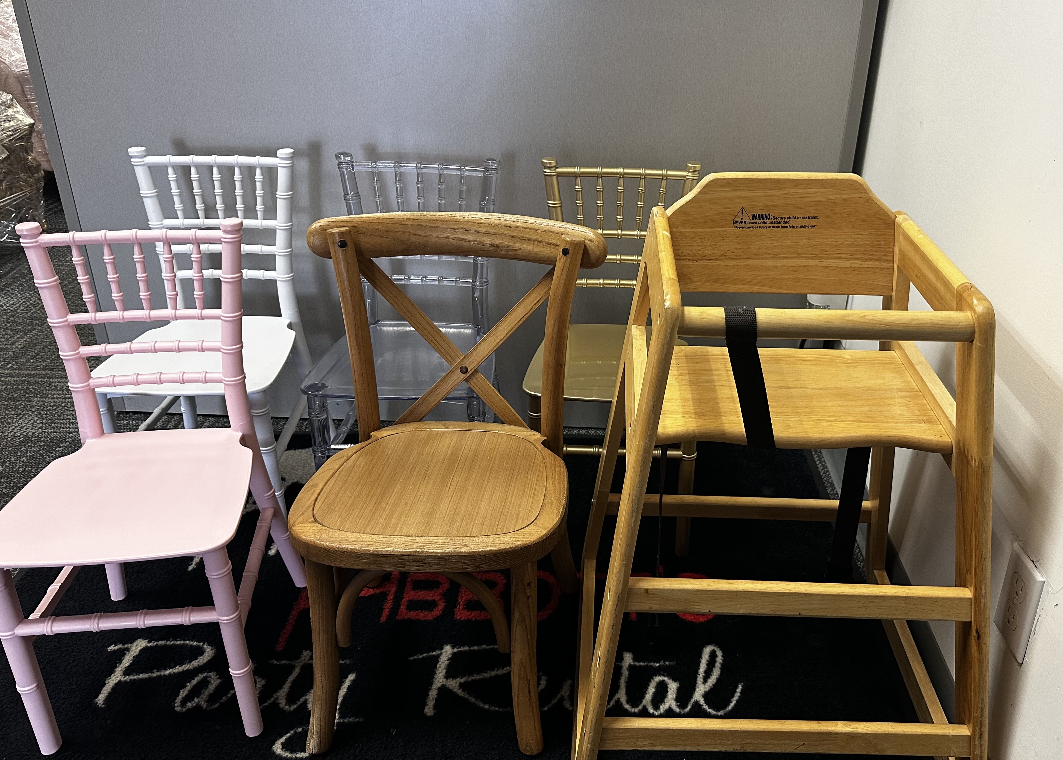 kids ballroom chairs